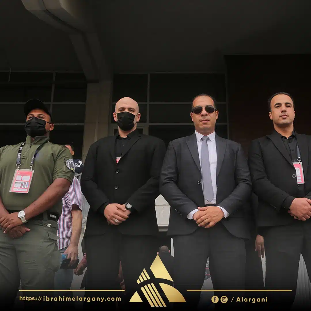 من ستاد برج العرب أثناء تأمين شركة إيتوس لمنتخبنا الوطني في مباراة مصر والجابون